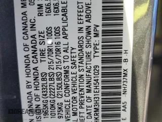 2014 Honda CR-V LX with VIN 2HKRM3H31EH541029, listed as a Copart auction lot 47075455 with Not Provided miles and Non Repairable. Bid and sale history available at carsss.com. Image 13.