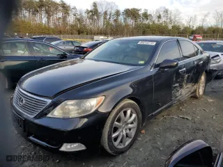 2008 Lexus LS 460 with VIN JTHBL46F785060437, listed as a Copart auction lot 85013274 with 165,103 mi miles and Salvage Title. Bid and sale history available at carsss.com. Image 1.