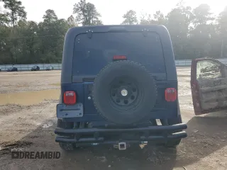 2005 Jeep Wrangler SE with VIN 1J4FA29S55P385703, listed as a Copart auction lot 81471004 with 131,065 mi miles and Salvage Title. Bid and sale history available at carsss.com. Image 6.