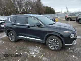 2023 Hyundai Santa Fe Hybrid Luxury with VIN KM8S5DA10PU096168, listed as a Copart auction lot 85579224 with 20,052 mi miles and Clean Title. Bid and sale history available at carsss.com. Image 4.