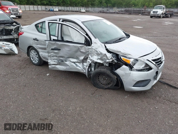 2019 Nissan Versa SV with VIN 3N1CN7AP9KL811257, listed as a IAAI auction lot 42226106 with 158,151 mi miles and . Bid and sale history available at DreamBid. Image 1.