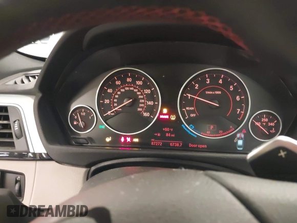 2016 BMW 3 Series 328i xDrive with VIN WBA8E3G59GNU03637, listed as a IAAI auction lot 42255237 with 87,272 mi miles and . Bid and sale history available at DreamBid. Image 7.