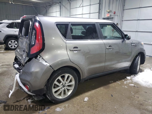 2018 Kia Soul + with VIN KNDJP3A58J7603718, listed as a Copart auction lot 45854675 with 107,169 mi miles and Salvage Title. Bid and sale history available at DreamBid. Image 3.