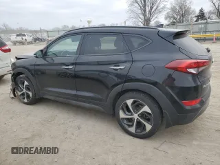 2016 Hyundai Tucson Limited with VIN KM8J33A21GU216211, listed as a Copart auction lot 44120345 with Not Provided miles and Salvage Title. Bid and sale history available at DreamBid. Image 2.