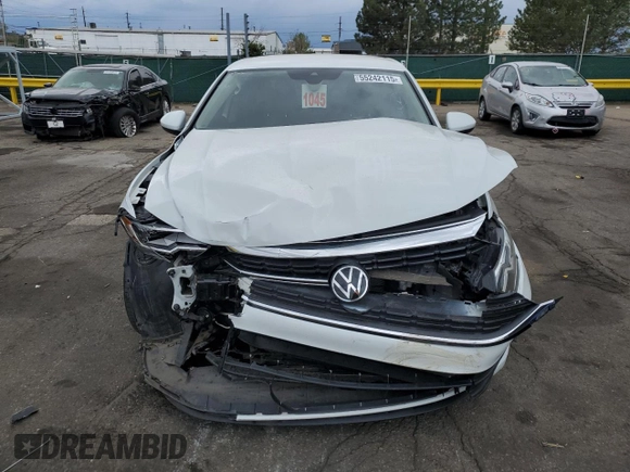 2024 Volkswagen Jetta S with VIN 3VW5M7BU2RM068794, listed as a Copart auction lot 55242115 with 16,952 mi miles and Salvage title. Bid and sale history available at DreamBid. Image 5.