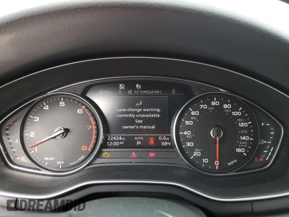 2020 Audi A4 Premium with VIN WAUDNAF40LN013144, listed as a Copart auction lot 56367095 with 22,424 mi miles and Salvage title. Bid and sale history available at DreamBid. Image 9.