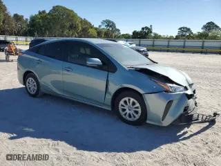 2022 Toyota Prius L Eco with VIN JTDKAMFU5N3171081, listed as a Copart auction lot 49960985 with 79,254 mi miles and Clean Title. Bid and sale history available at carsss.com. Image 4.