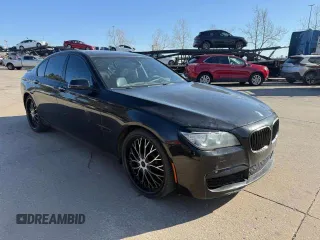 2013 BMW 7 Series 750i with VIN WBAYA8C5XDC996785, listed as a Copart auction lot 48892145 with 134,427 mi miles and Clean Title. Bid and sale history available at DreamBid. Image 1.