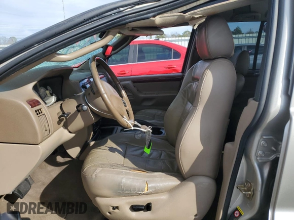 2004 Jeep Grand Cherokee Limited with VIN 1J8GX58N74C146741, listed as a Copart auction lot 42264375 with Not Provided miles and Salvage Title. Bid and sale history available at DreamBid. Image 7.