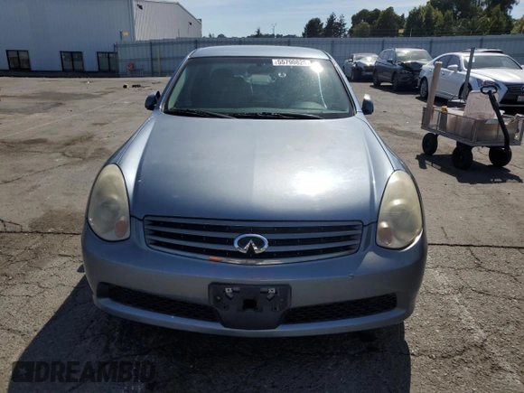 2006 Infiniti G35 with VIN JNKCV51E26M521923, listed as a Copart auction lot 55790825 with 138,525 mi miles and Clean Title. Bid and sale history available at carsss.com. Image 5.