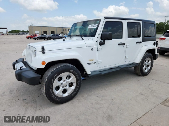 2014 Jeep Wrangler Unlimited Sahara with VIN 1C4BJWEG5EL309502, listed as a Copart auction lot 61804885 with 60,683 mi miles and Salvage title. Bid and sale history available at DreamBid. Image 1.