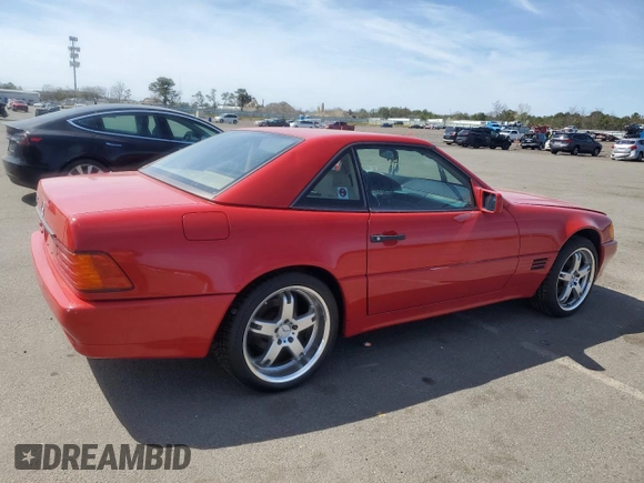 1992 Mercedes-Benz 500 z VIN WDBFA66E5NF054023, wystawiony jako Copart lot #51841895 z przebiegiem 25 505 mil mil oraz Tytuł czysty. Historia ofert i sprzedaży dostępna na DreamBid. Obrazek 3.
