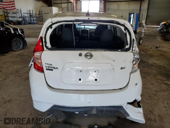 2017 Nissan Note SV with VIN 3N1CE2CP8HL365983, listed as a Copart auction lot 62102185 with 89,264 mi miles and Clean title. Bid and sale history available at DreamBid. Image 6.