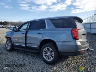 2021 GMC Yukon SLT with VIN 1GKS2BKD5MR203924, listed as a Copart auction lot 46056185 with 0 mi miles and Salvage Title. Bid and sale history available at carsss.com. Image 2.