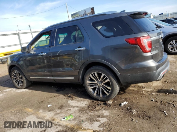 2016 Ford Explorer Platinum z VIN 1FM5K8HTXGGB59098, wystawiony jako Copart lot #54625405 z przebiegiem 99 465 mil mil oraz Szkoda całkowita • Salvage title. Historia ofert i sprzedaży dostępna na DreamBid. Obrazek 2.