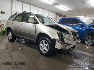 2000 Lexus RX 300 with VIN JT6HF10U2Y0163424, listed as a Copart auction lot 83649934 with 143,432 mi miles and Salvage Title. Bid and sale history available at carsss.com. Image 4.