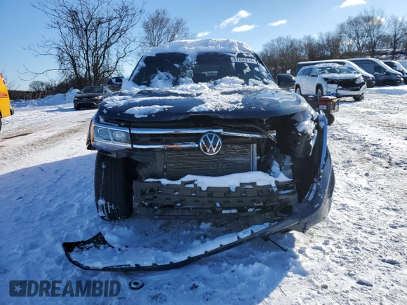 2020 Volkswagen Atlas SEL with VIN 1V2ME2CA8LC219017, listed as a Copart auction lot 87255214 with 46,857 mi miles and Salvage title. Bid and sale history available at DreamBid. Image 5.