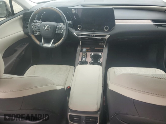 2023 Lexus RX with VIN 2T2BBMCA7PC001561, listed as a Copart auction lot 74133804 with 17,180 mi miles and Non Repairable. Bid and sale history available at carsss.com. Image 8.