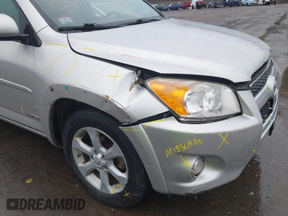 2011 Toyota RAV4 Ltd with VIN 2T3DK4DV7BW054614, listed as a IAAI auction lot 41815327 with 203,775 mi miles. Bid and sale history available at carsss.com. Image 6.