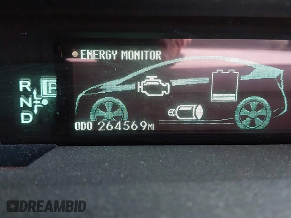 2010 Toyota Prius II z VIN JTDKN3DUXA0228632, wystawiony jako IAAI lot #42413526 z przebiegiem 264 569 mil mil oraz . Historia ofert i sprzedaży dostępna na DreamBid. Obrazek 7.