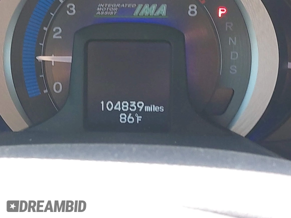 2010 Honda Insight EX with VIN JHMZE2H73AS009253, listed as a IAAI auction lot 41882569 with 104,839 mi miles and . Bid and sale history available at DreamBid. Image 16.