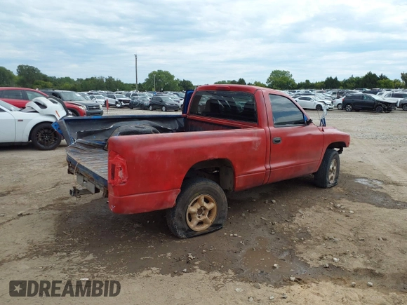 1998 Dodge Dakota SLT with VIN 1B7FL26X4WS647242, listed as a IAAI auction lot 40359679 with Not Provided miles and . Bid and sale history available at carsss.com. Image 4.
