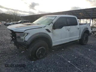2017 Ford F-150 Raptor with VIN 1FTFW1RG1HFA51188, listed as a Copart auction lot 86782974 with 131,185 mi miles and Salvage Title. Bid and sale history available at carsss.com. Image 1.
