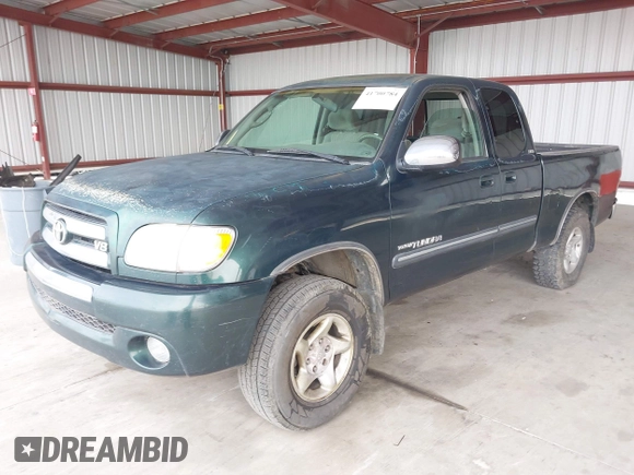 2003 Toyota Tundra SR5 with VIN 5TBRT34133S345035, listed as a IAAI auction lot 41700784 with 372,478 mi miles and . Bid and sale history available at DreamBid. Image 2.