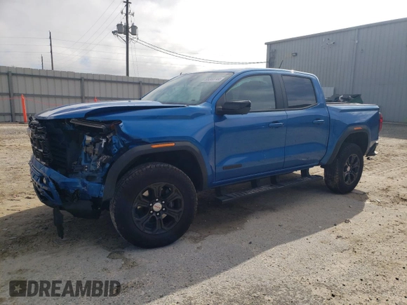 2024 GMC Canyon 4WD Elevation with VIN 1GTP6BEK7R1173217, listed as a Copart auction lot 85360744 with 8,048 mi miles and Salvage Title. Bid and sale history available at carsss.com. Image 1.
