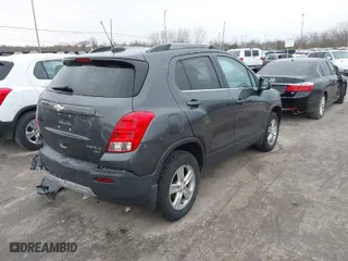 2016 Chevrolet Trax LT with VIN 3GNCJPSB0GL233897, listed as a IAAI auction lot 41936662 with 91,672 mi miles. Bid and sale history available at carsss.com. Image 4.