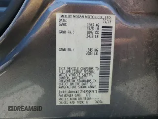 2019 Nissan Altima S z VIN 1N4BL4BVXKC249851, wystawiony jako Copart lot #57879115 z przebiegiem 111 561 mil mil oraz Szkoda całkowita • Salvage title. Historia ofert i sprzedaży dostępna na DreamBid. Obrazek 12.