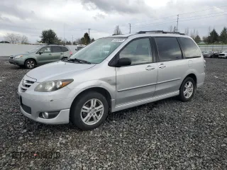 2004 Mazda MPV LX z VIN JM3LW28A940501387, wystawiony jako Copart lot #51770595 z przebiegiem 242 345 mil mil oraz Szkoda całkowita • Salvage title. Historia ofert i sprzedaży dostępna na DreamBid. Obrazek 1.