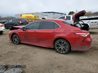 2020 Toyota Camry SE with VIN 4T1J11AK9LU350839, listed as a Copart auction lot 48998125 with 216,530 mi miles and Salvage Title. Bid and sale history available at carsss.com. Image 2.
