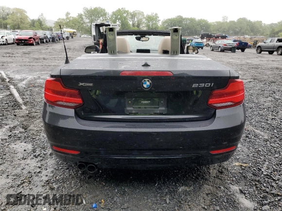 2018 BMW 2 Series 230i xDrive с VIN WBA2K1C5XJVD41748, выставлен на аукционе Copart как лот 58293985 с пробегом 65 733 миль миль и Списание • Salvage title. История ставок и продаж доступна на DreamBid. Изображение 6.