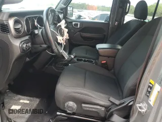 2020 Jeep Wrangler Unlimited Sport with VIN 1C4HJXDG6LW311546, listed as a Copart auction lot 51675395 with 27,679 mi miles and Salvage title. Bid and sale history available at DreamBid. Image 7.