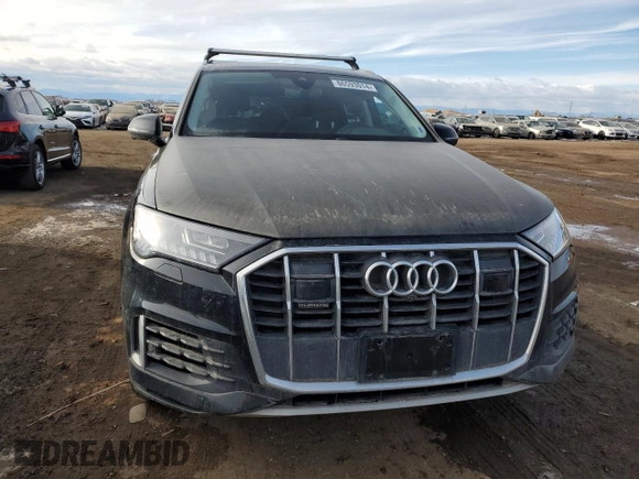 2023 Audi Q7 Premium Plus with VIN WA1LXBF71PD027682, listed as a Copart auction lot 86593014 with 0 mi miles and Salvage Title. Bid and sale history available at carsss.com. Image 5.
