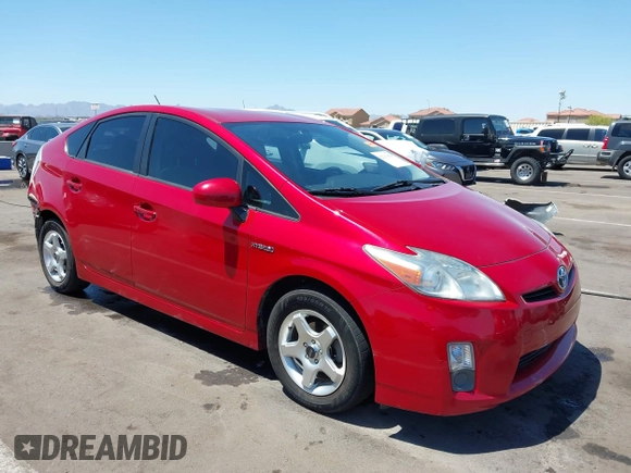 2011 Toyota Prius I with VIN JTDKN3DU9B1448680, listed as a IAAI auction lot 42212928 with 157,250 mi miles and . Bid and sale history available at DreamBid. Image 1.