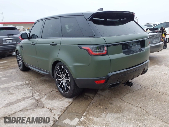 2018 Land Rover Range Rover Sport SE with VIN SALWG2RVXJA411832, listed as a IAAI auction lot 42167596 with 87,268 mi miles and . Bid and sale history available at DreamBid. Image 3.