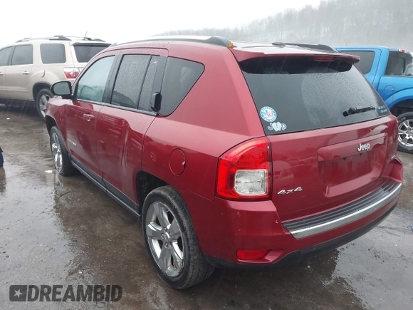 2011 Jeep Compass Limited with VIN 1J4NF5FB5BD169706, listed as a IAAI auction lot 41454128 with 146,267 mi miles. Bid and sale history available at carsss.com. Image 3.