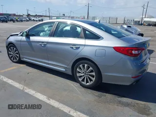 2015 Hyundai Sonata Sport with VIN 5NPE34AF2FH055486, listed as a IAAI auction lot 42136411 with 110,706 mi miles and . Bid and sale history available at DreamBid. Image 3.