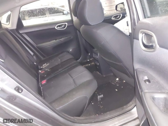2017 Nissan Sentra SV with VIN 3N1AB7AP9HY300725, listed as a IAAI auction lot 41655152 with 43,751 mi miles. Bid and sale history available at carsss.com. Image 8.