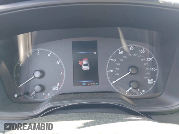 2024 Toyota Corolla LE with VIN 5YFB4MDE9RP101616, listed as a IAAI auction lot 42030741 with 27,141 mi miles and . Bid and sale history available at DreamBid. Image 7.