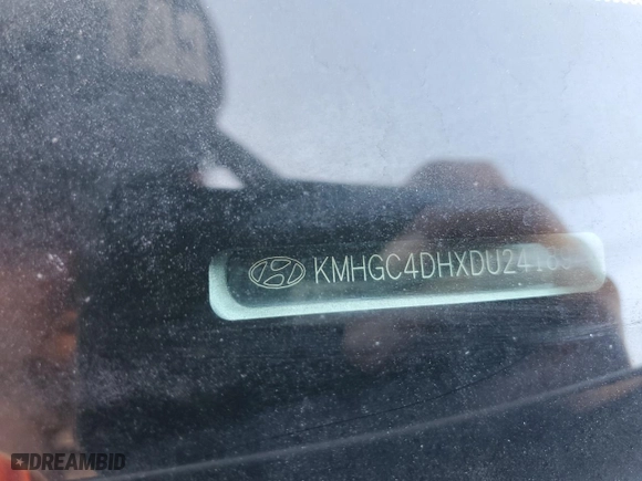 2013 Hyundai Genesis 5.0L R-Spec with VIN KMHGC4DHXDU241894, listed as a Copart auction lot 49407515 with 58,172 mi miles and Salvage Title. Bid and sale history available at carsss.com. Image 12.