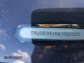 2008 Audi TT 3.2L with VIN TRUDD38JX81005920, listed as a Copart auction lot 84972744 with 74,025 mi miles and Salvage Title. Bid and sale history available at carsss.com. Image 12.