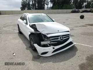 2021 Mercedes-Benz C 300 with VIN W1KWF8DB0MR620874, listed as a Copart auction lot 53074255 with 46,832 mi miles and Salvage title. Bid and sale history available at DreamBid. Image 11.