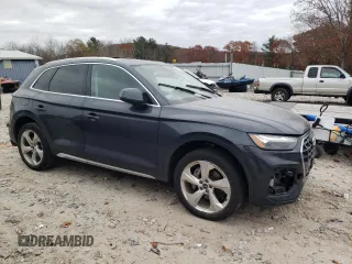 2021 Audi Q5 Prestige with VIN WA1CAAFY5M2077240, listed as a Copart auction lot 77974424 with 53,153 mi miles and Salvage Title. Bid and sale history available at carsss.com. Image 4.