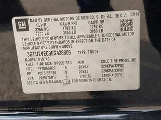 2014 GMC Sierra 1500 SLT with VIN 3GTU2VEC9EG428809, listed as a IAAI auction lot 42780648 with 170,828 mi miles and . Bid and sale history available at DreamBid. Image 9.