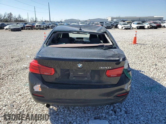 2016 BMW 3 Series 320i with VIN WBA8A9C50GK618538, listed as a Copart auction lot 88373835 with 0 mi miles and Salvage Title. Bid and sale history available at carsss.com. Image 6.