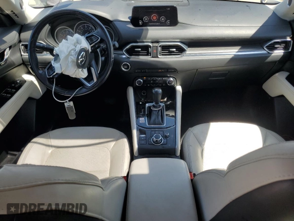2018 Mazda CX-5 Grand Touring with VIN JM3KFADM7J0377315, listed as a Copart auction lot 53335185 with 68,462 mi miles and Salvage title. Bid and sale history available at DreamBid. Image 8.