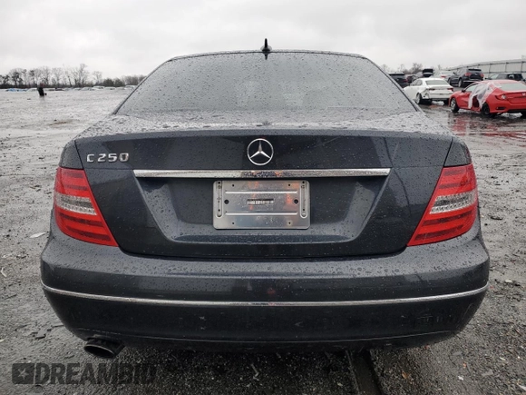 2013 Mercedes-Benz C-Class C 250 Sport with VIN WDDGF4HB8DA796402, listed as a Copart auction lot 44204675 with 107,876 mi miles and Salvage Title. Bid and sale history available at carsss.com. Image 6.